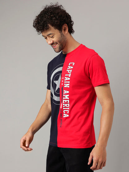 Captain America Regular Fit Tshirt For Men