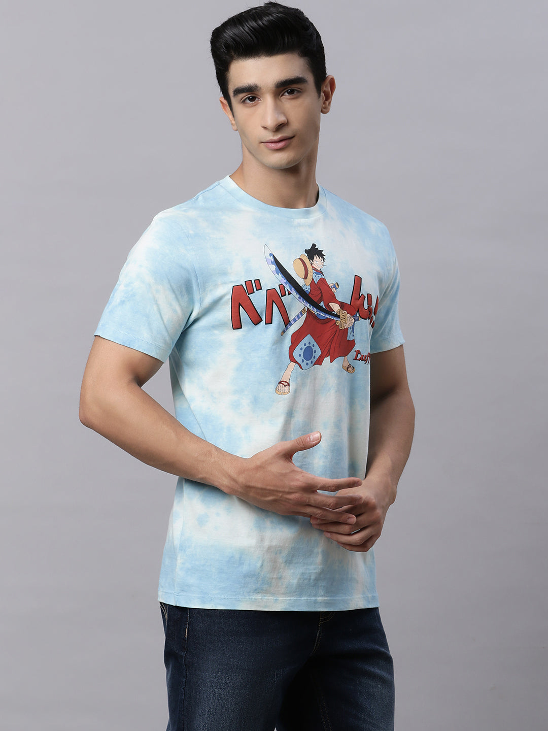 One Piece Blue Tshirt For Men