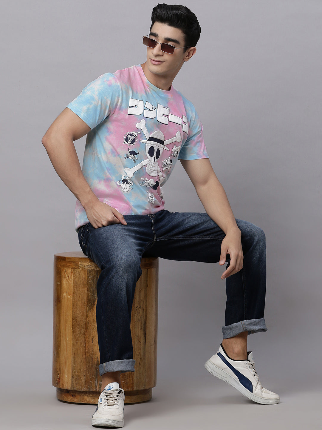 One Piece Multi Color Tshirt For Men