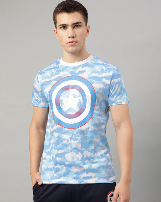 Captain America Regular Fit Tshirt For Men