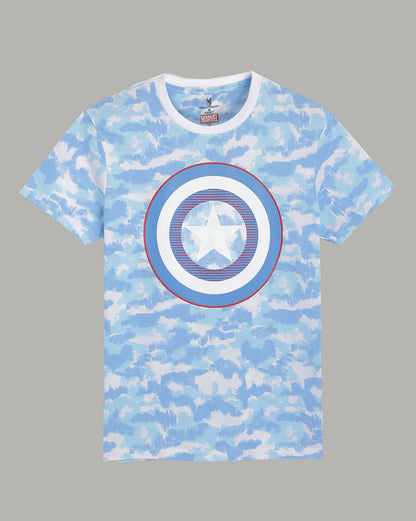 Captain America Regular Fit Tshirt For Men