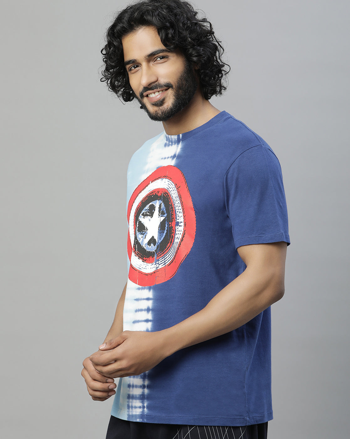 Captain America Regular Fit Tshirt For Men