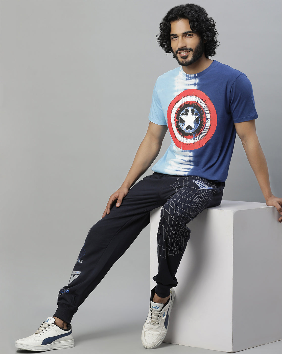 Captain America Regular Fit Tshirt For Men