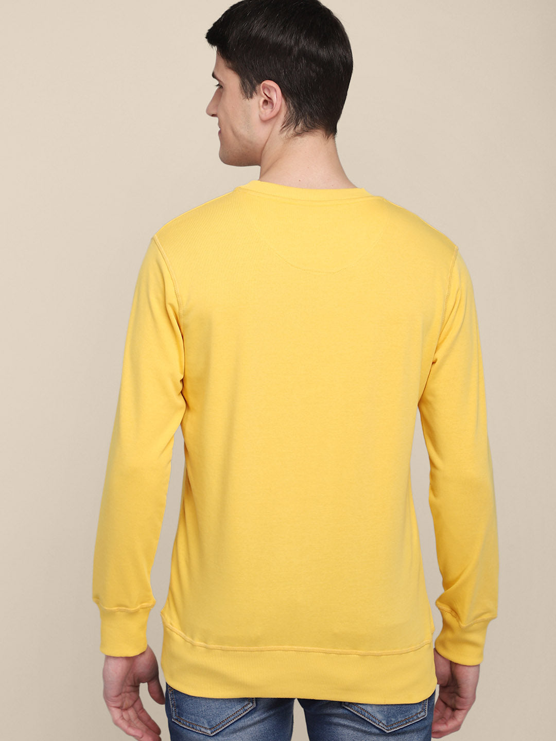 Yellow Sweatshirt Men