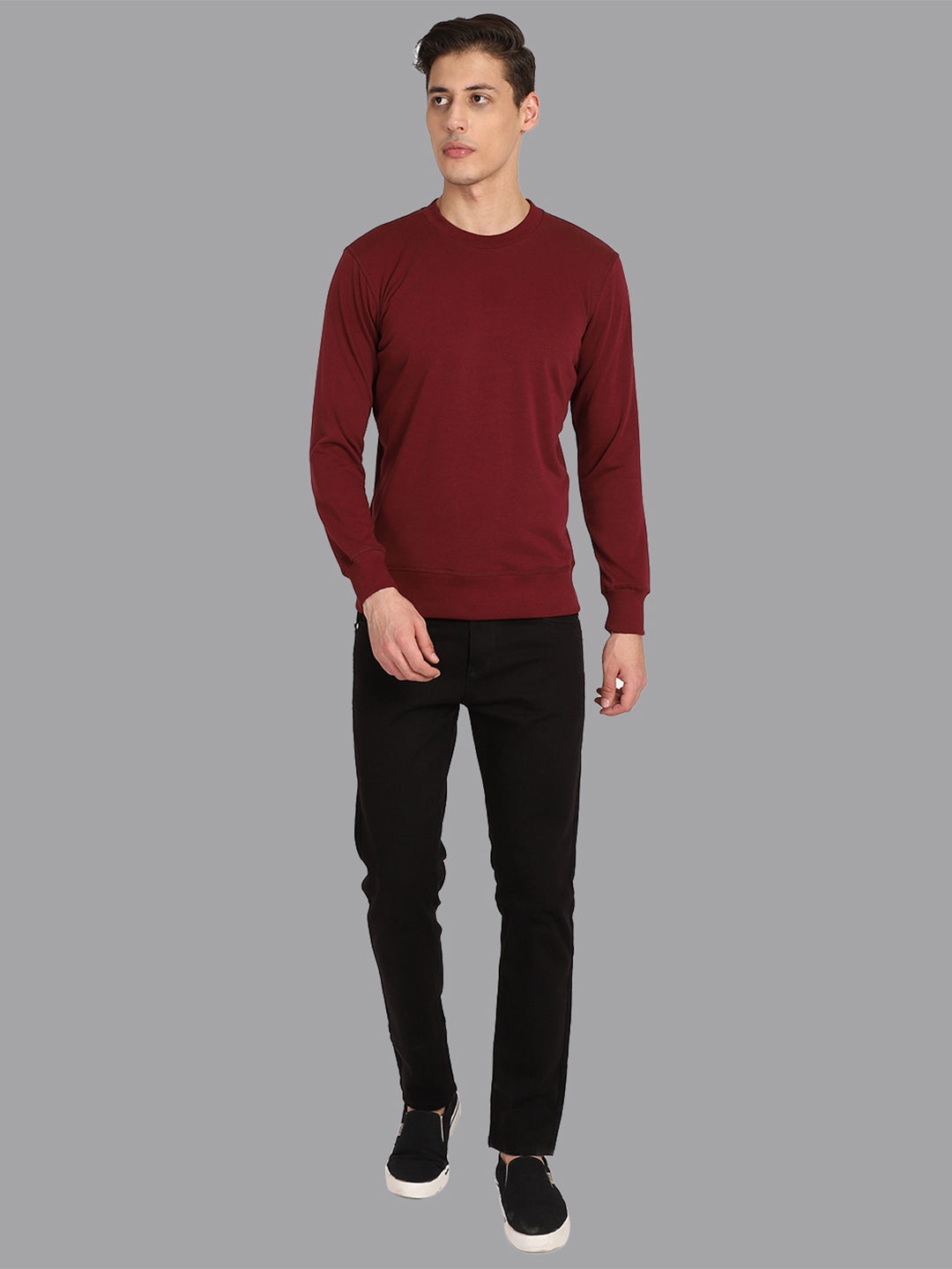 Maroon Sweatshirt Men