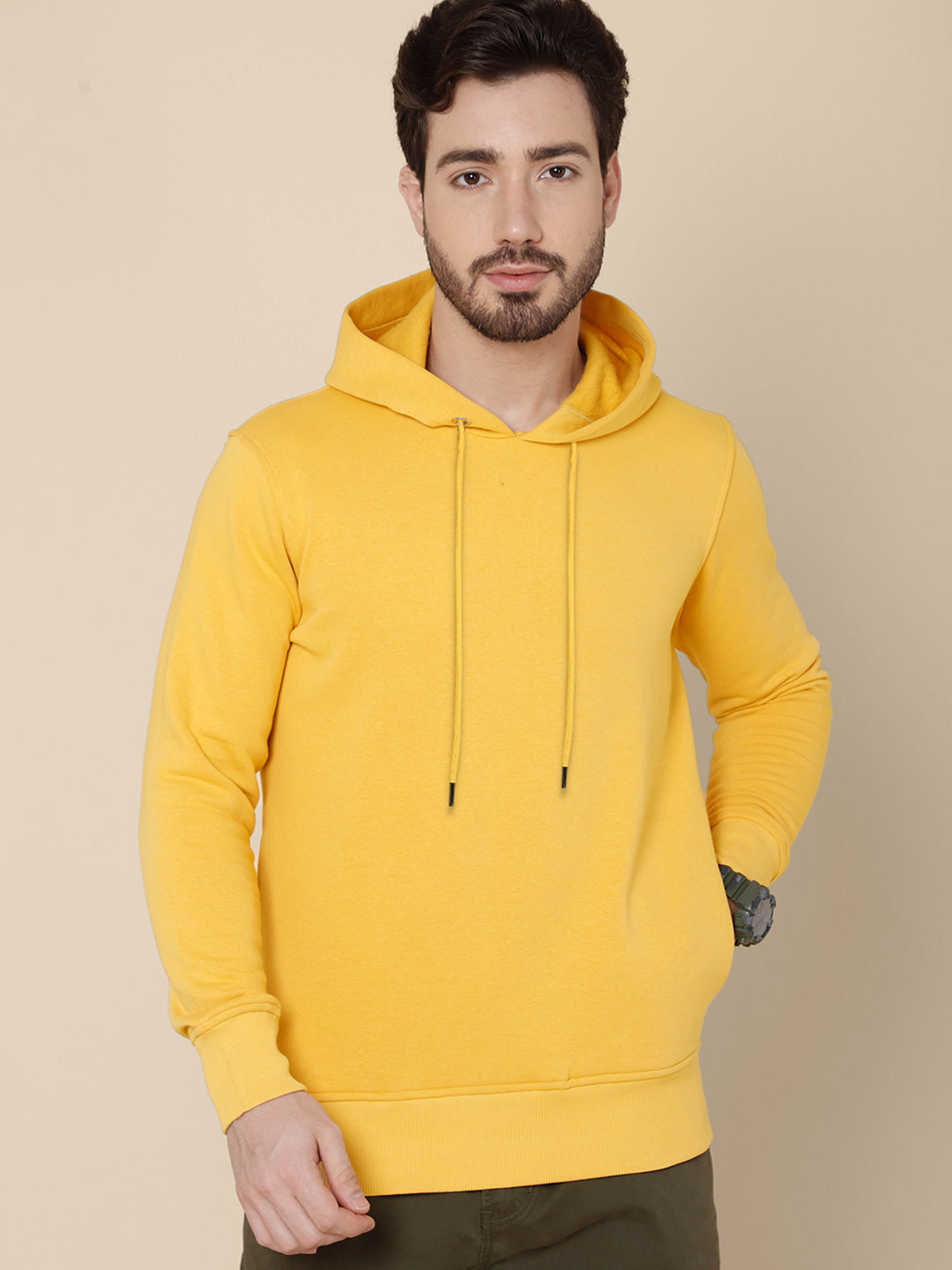 Yellow Hoodie For Men