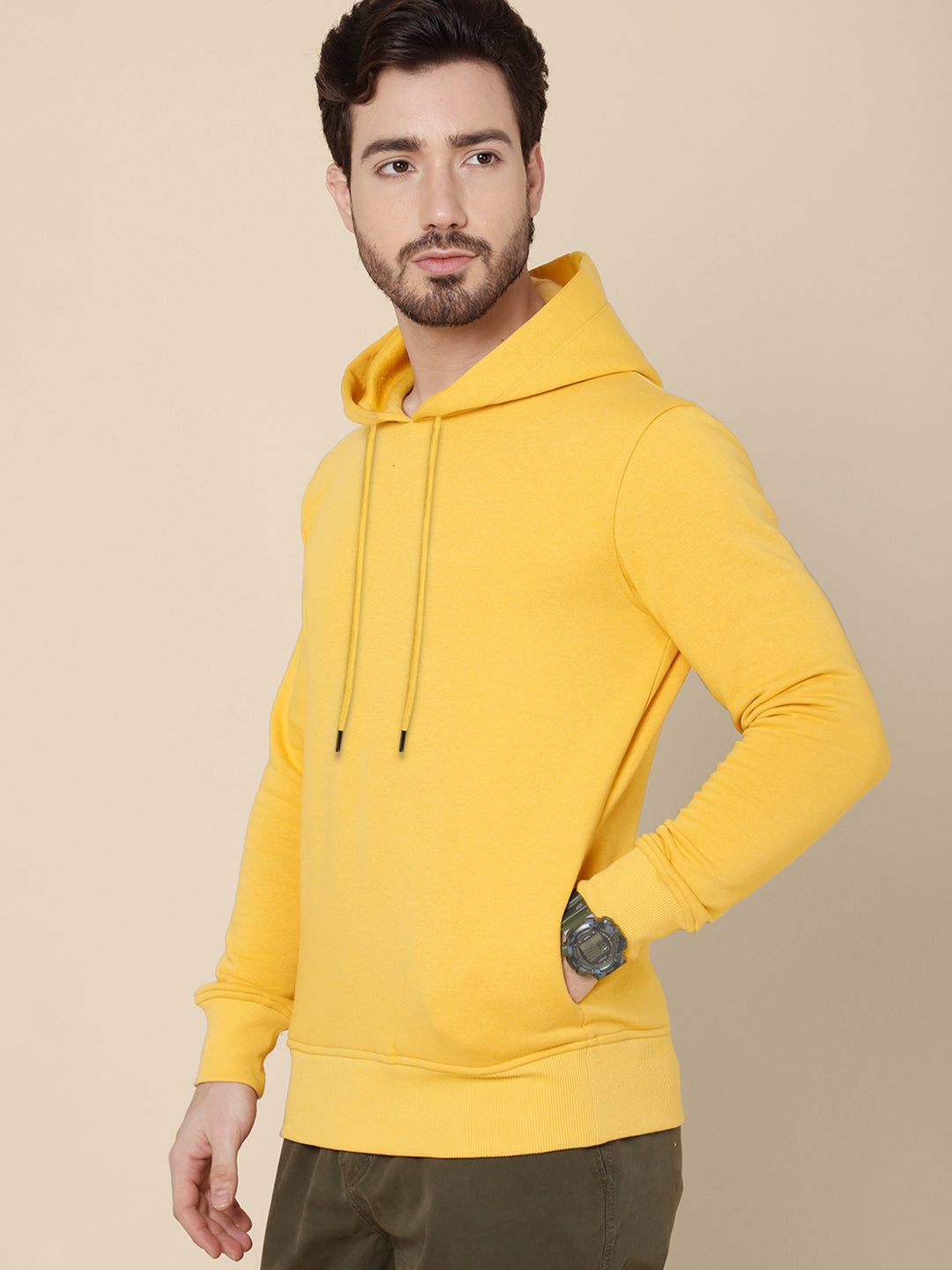 Yellow Hoodie For Men