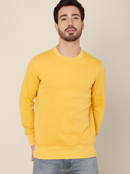 Yellow Sweatshirt For Men