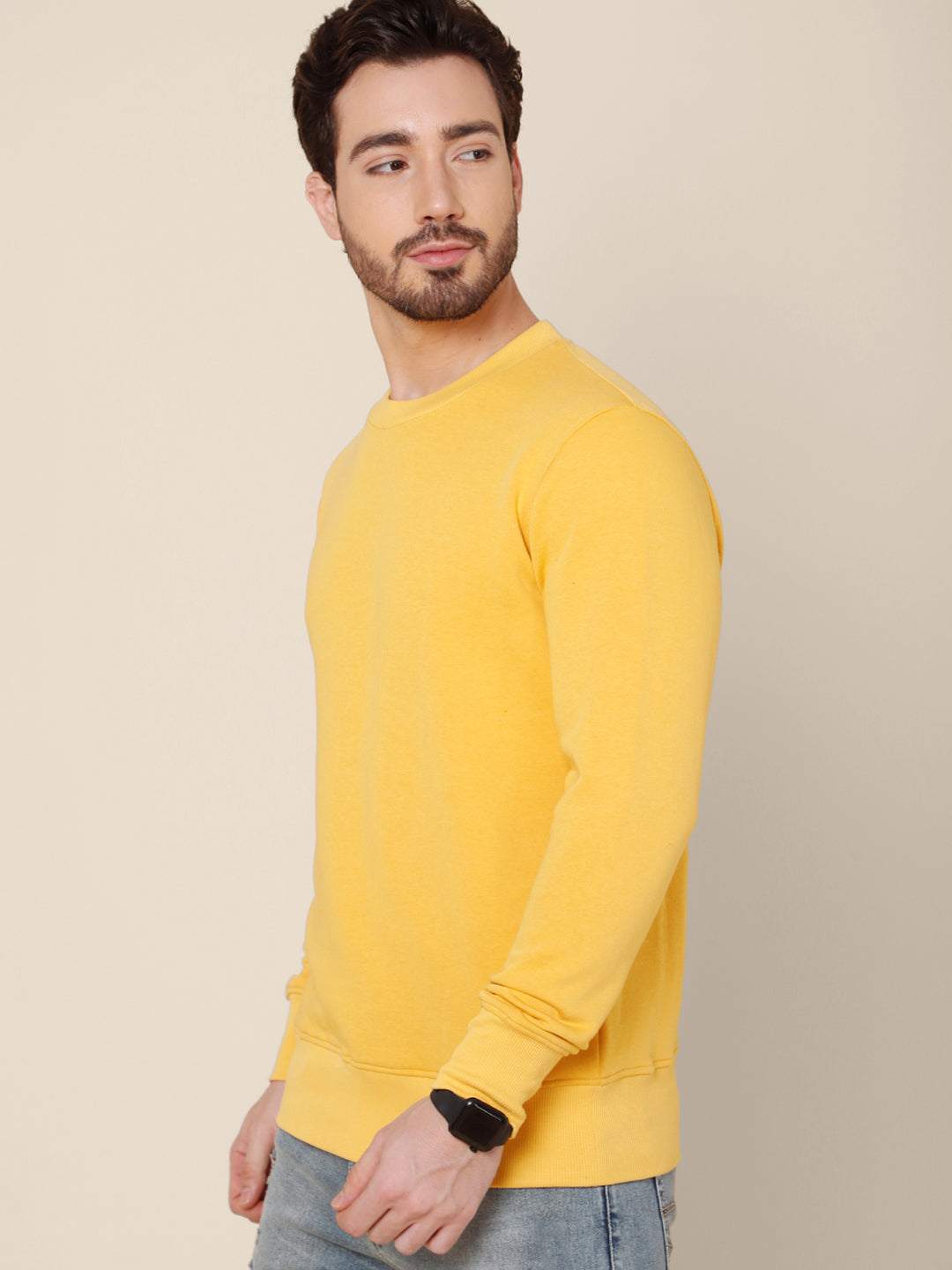 Yellow Sweatshirt For Men