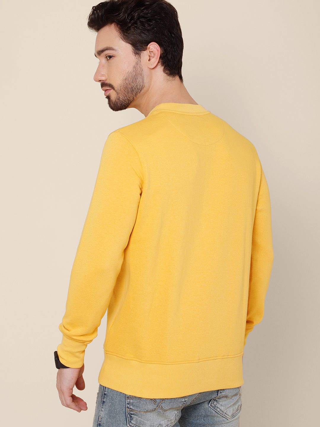 Yellow Sweatshirt For Men