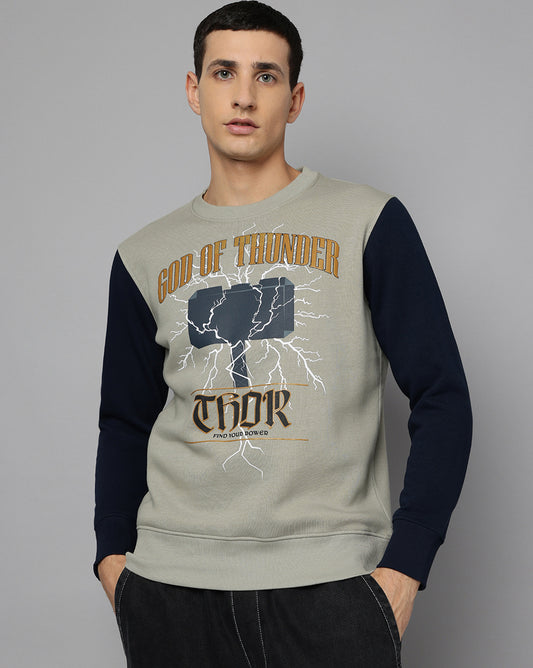 Thor Printed Regular Fit Sweatshirt For Men