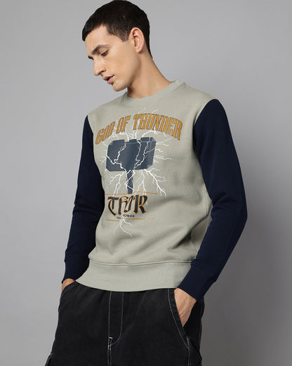 Thor Printed Regular Fit Sweatshirt For Men