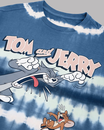 Tom & Jerry Printed oversized Tshirt For Men