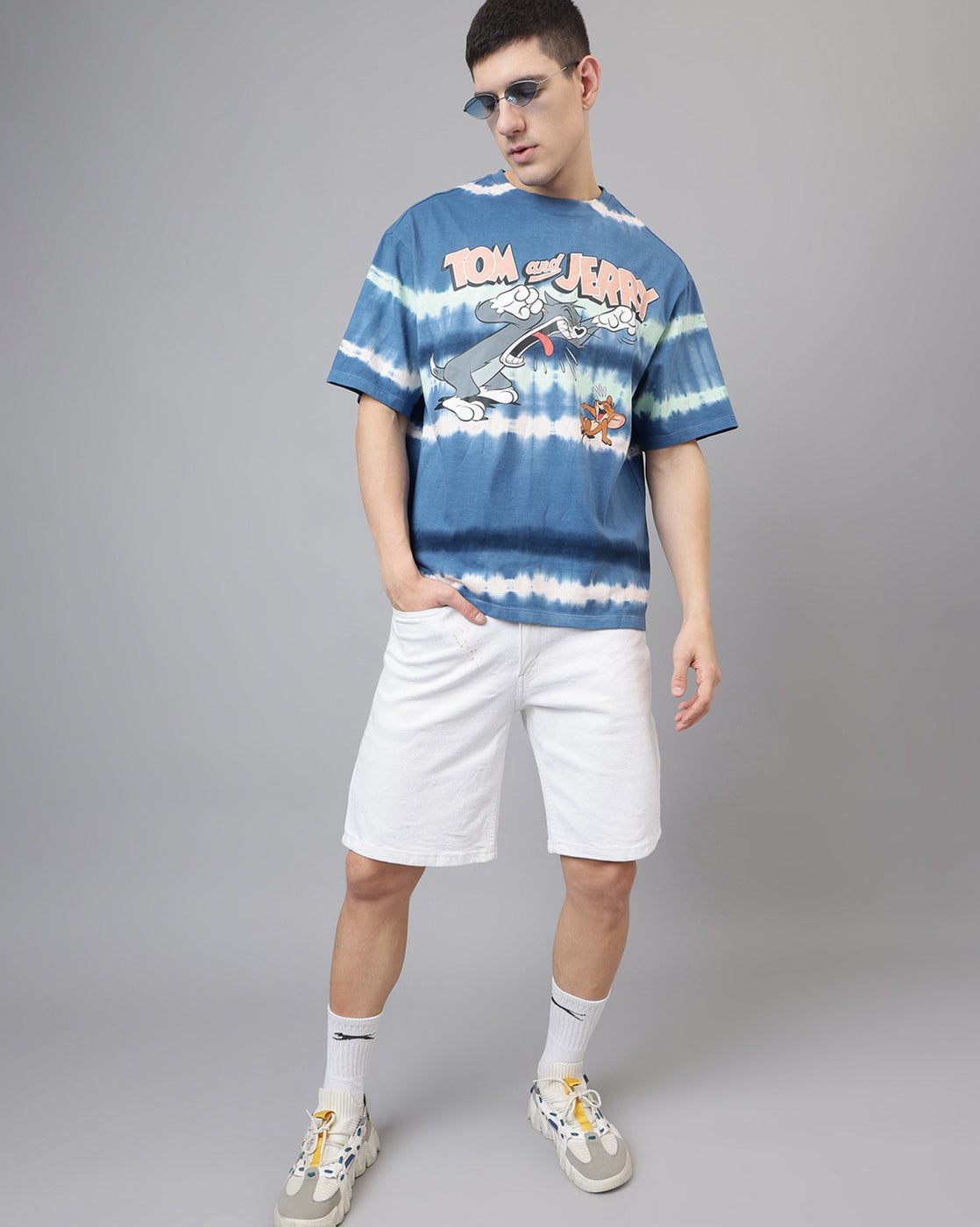 Tom & Jerry Printed oversized Tshirt For Men