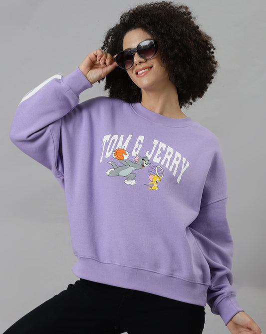 Tom & Jerry Oversized Sweatshirt Women