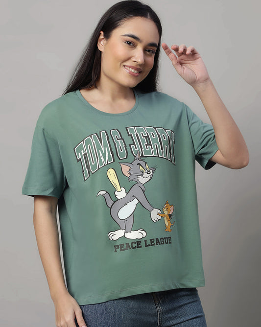 Tom & Jerry Oversized Tshirt For Women