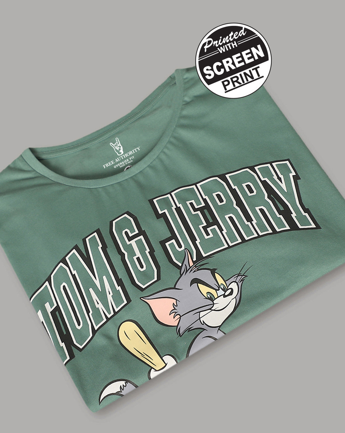 Tom & Jerry Oversized Tshirt For Women