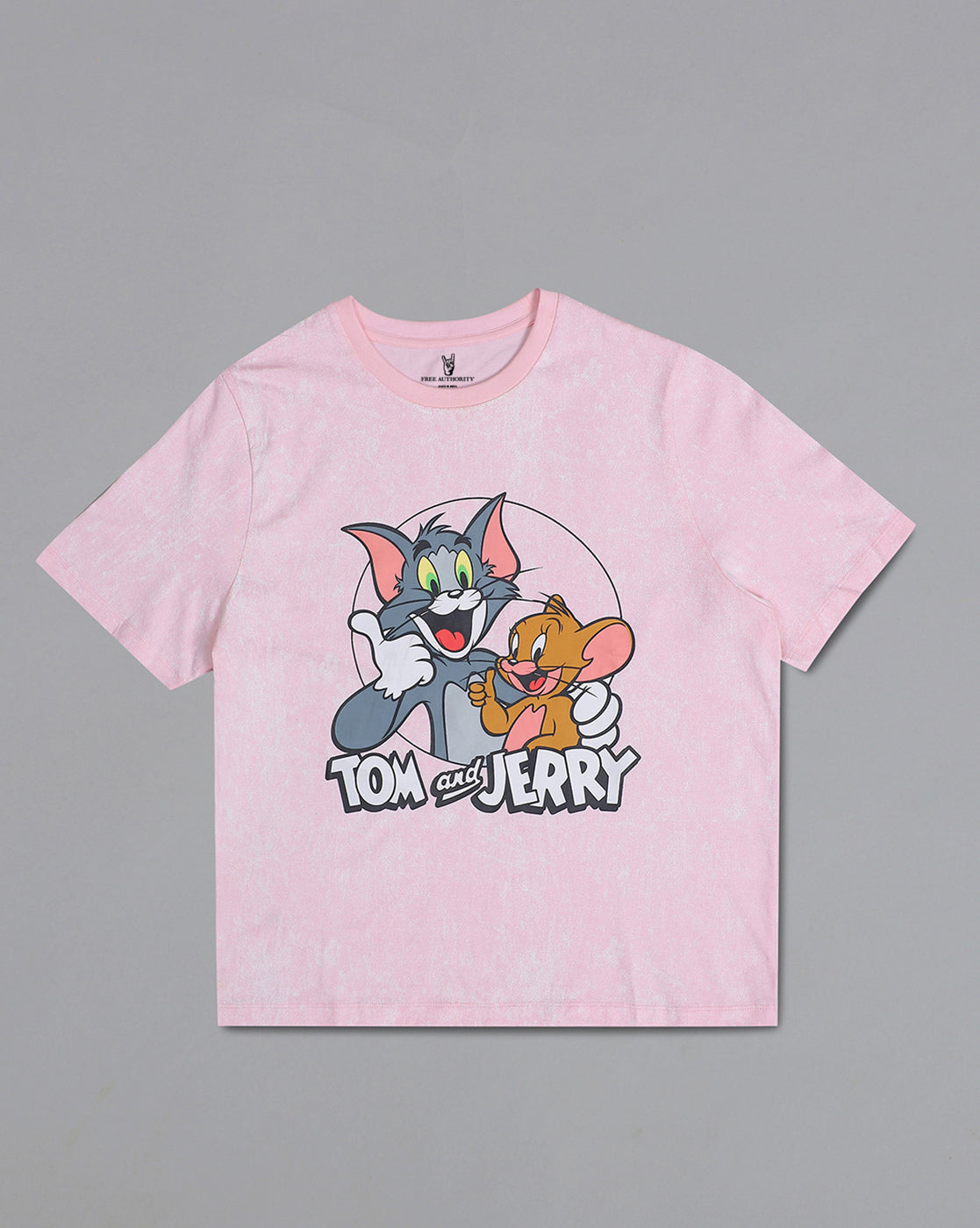 Tom & Jerry Printed Regular Fit Tshirt For Women