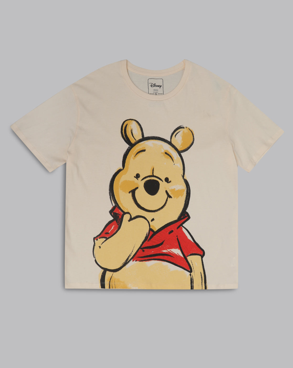 Winnie The Pooh Printed Oversized Fit Tshirt For Women